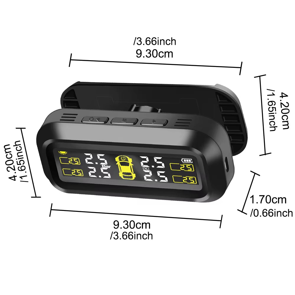 Wireless Solar TPMS - Max Safety for Your Car - Prema Time