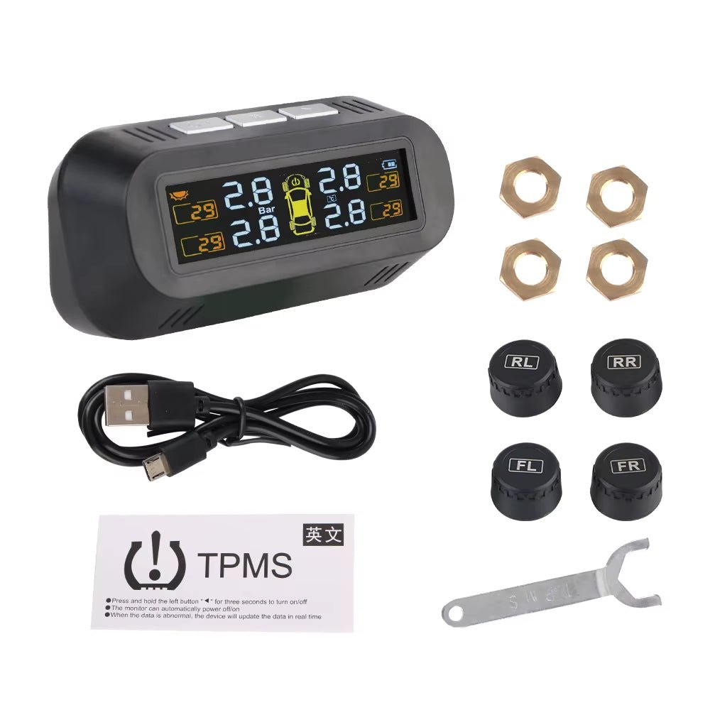 Wireless Solar TPMS - Max Safety for Your Car - Prema Time
