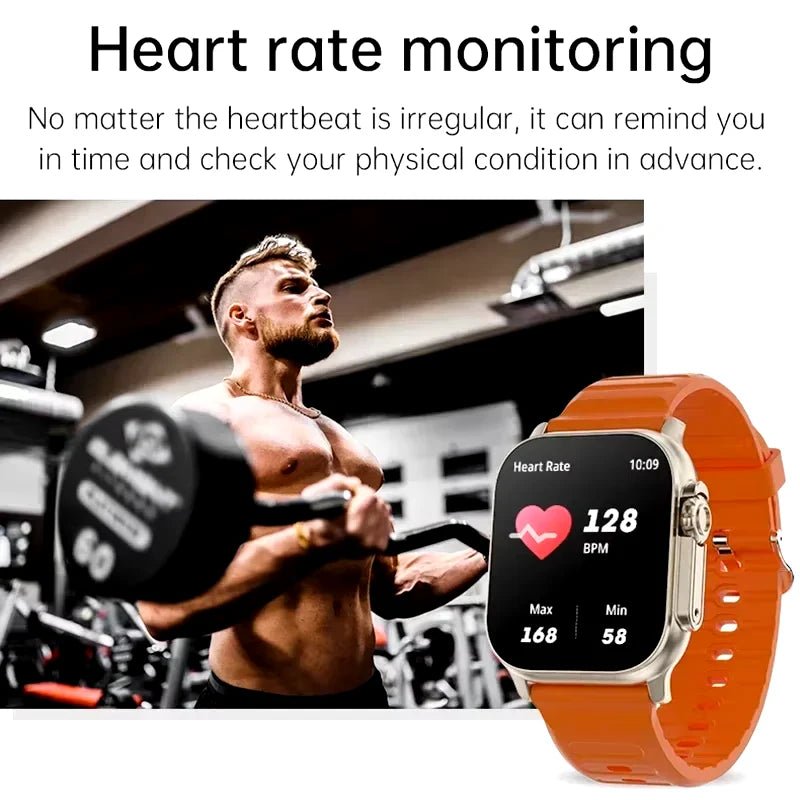 T900Ultra Smartwatch Bluetooth Talk Heart Rate Monitor Sports Watch Android iOS - PREMA TIME - Prema Time