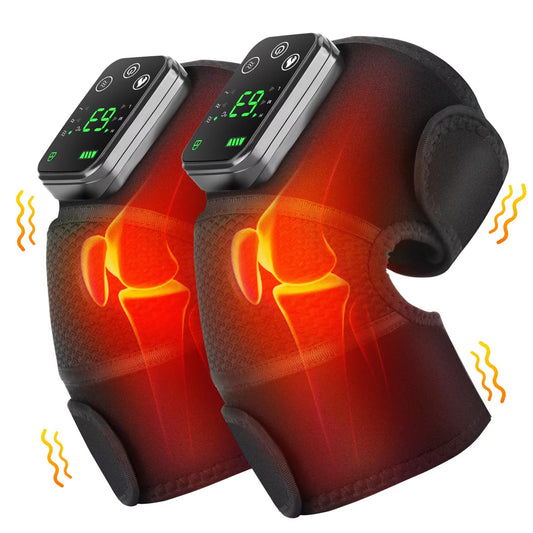 Thermal Knee Massager 3 - in - 1 Heating Vibration Support Brace Rechargeable Muscle Relaxation - PREMA TIME - Prema Time