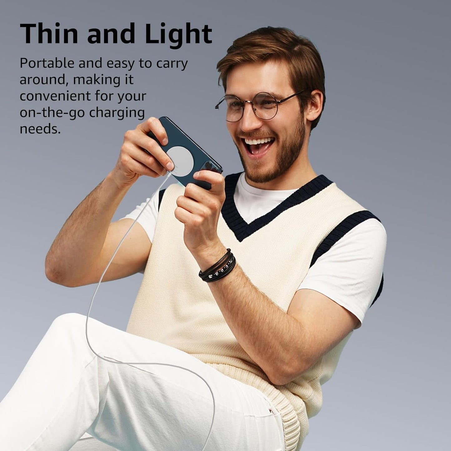 TOZO 2025 W6 Wireless Magnetic Charger - 15W Fast Charging iPhone 16 Samsung - PREMA TIME - Prema Time