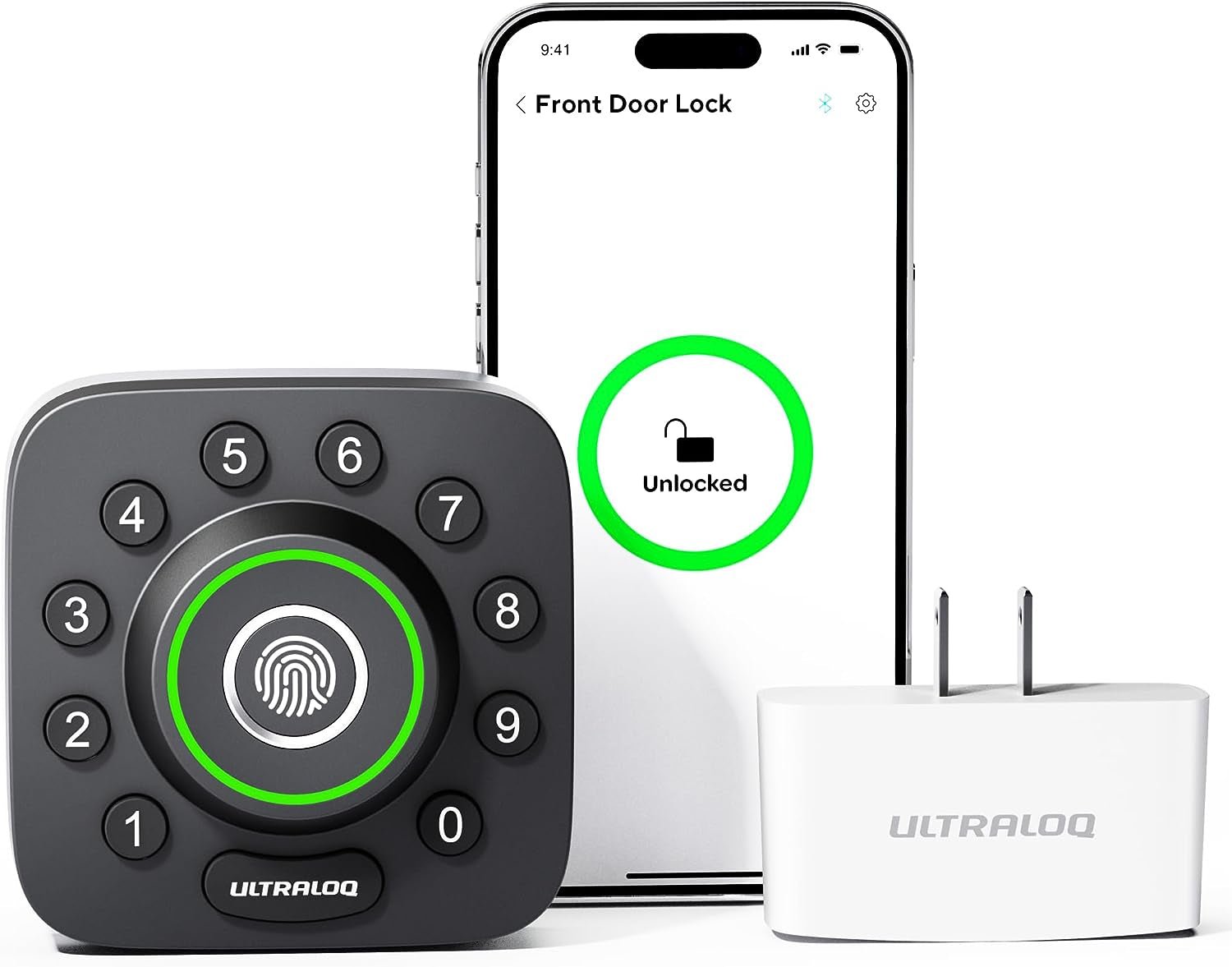 ULTRALOQ U-Bolt Pro Smart Lock with WiFi Bridge - Keyless Entry & Remote Control - Prema Time