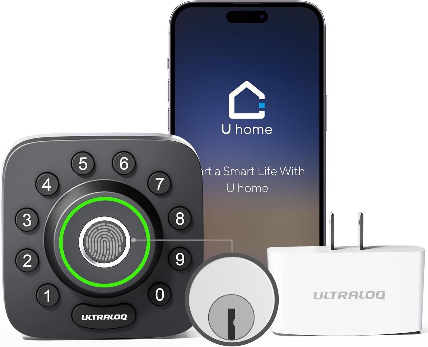 ULTRALOQ U-Bolt Pro Smart Lock with WiFi Bridge - Keyless Entry & Remote Control - Prema Time
