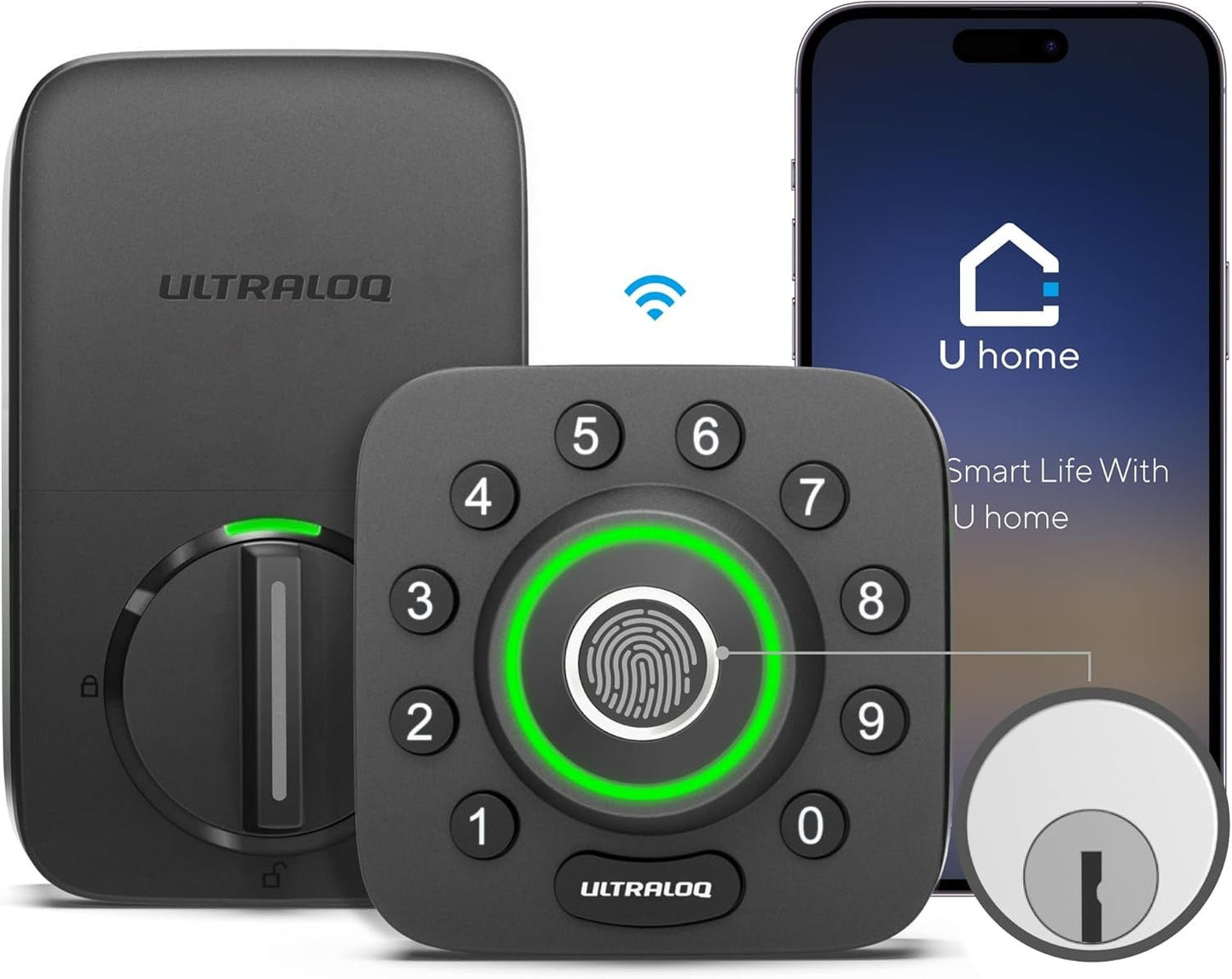 ULTRALOQ U-Bolt Pro Smart Lock with WiFi Bridge - Keyless Entry & Remote Control - Prema Time