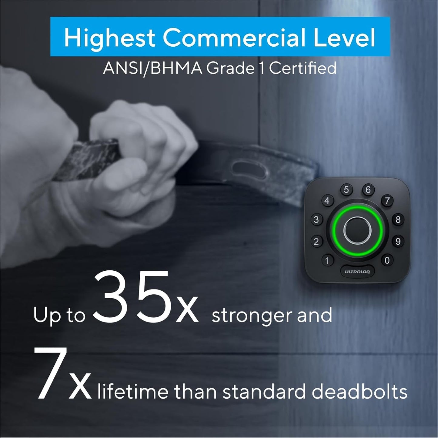 ULTRALOQ U-Bolt Pro Smart Lock with WiFi Bridge - Keyless Entry & Remote Control - Prema Time