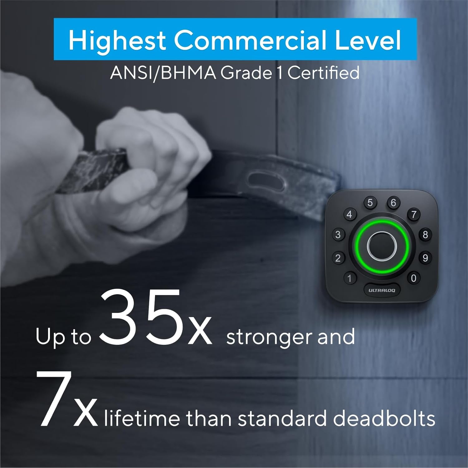 ULTRALOQ U-Bolt Pro Smart Lock with WiFi Bridge - Keyless Entry & Remote Control - Prema Time