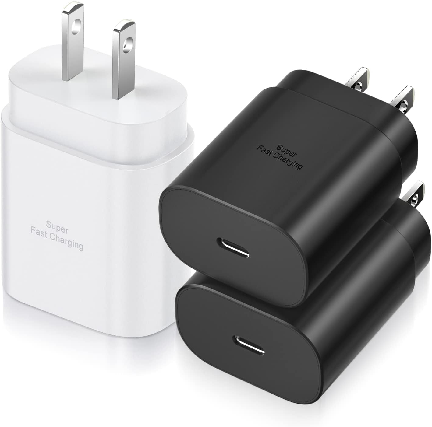 3-Pack USB-C Charger - 25W Fast Charge iPhone Samsung - PREMA - Prema Time