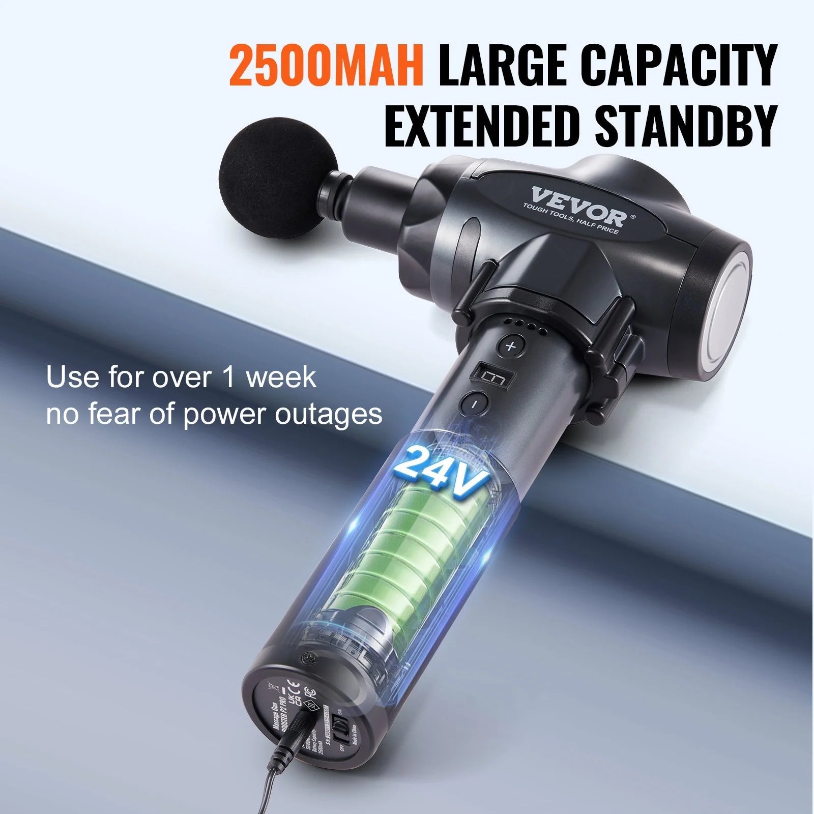 VEVOR Deep Tissue Massager Gun - 9 Speed Percussion Massager for Athletes Muscle Relaxation - Prema Time