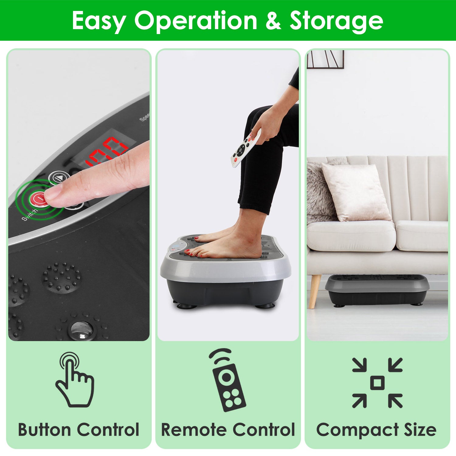Vibration Exercise Machine with Resistance Bands | Whole Body Platform - PREMA TIME - Prema Time