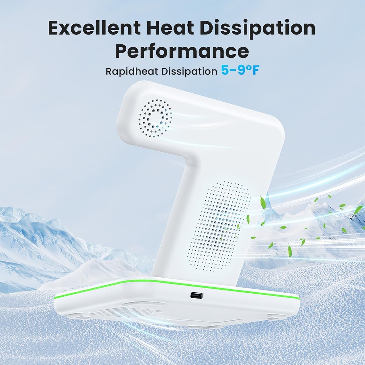 WAITIEE 3 - in - 1 Wireless Charger - iPhone 16 Apple Watch AirPods Charging Station - PREMA TIME - Prema Time