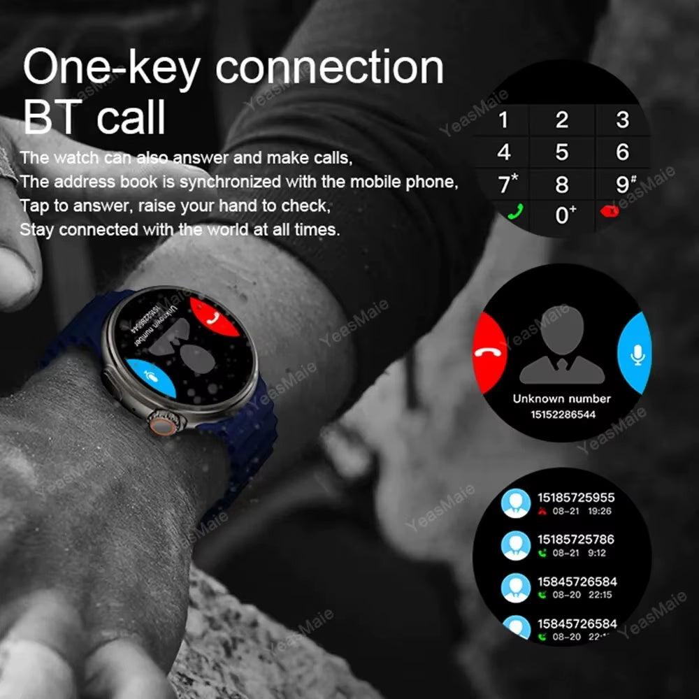 Watch Ultra 9 Smart Watch GPS Bluetooth Call Health Monitor Wireless Charging - PREMA TIME - Prema Time