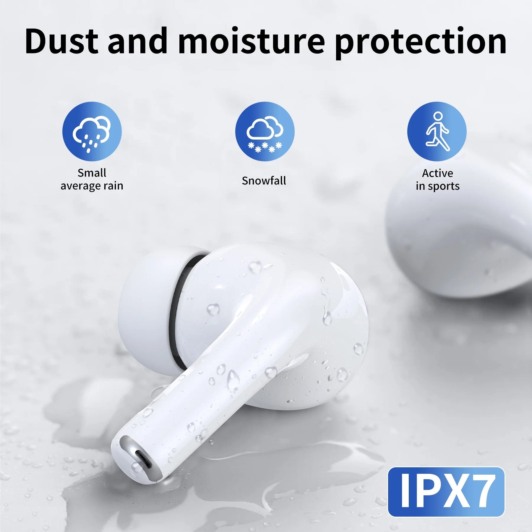 Wireless Bluetooth Touchscreen Earbuds 75H Battery 6 EQ Modes ANC Noise Cancelling - PREMA TIME - Prema Time