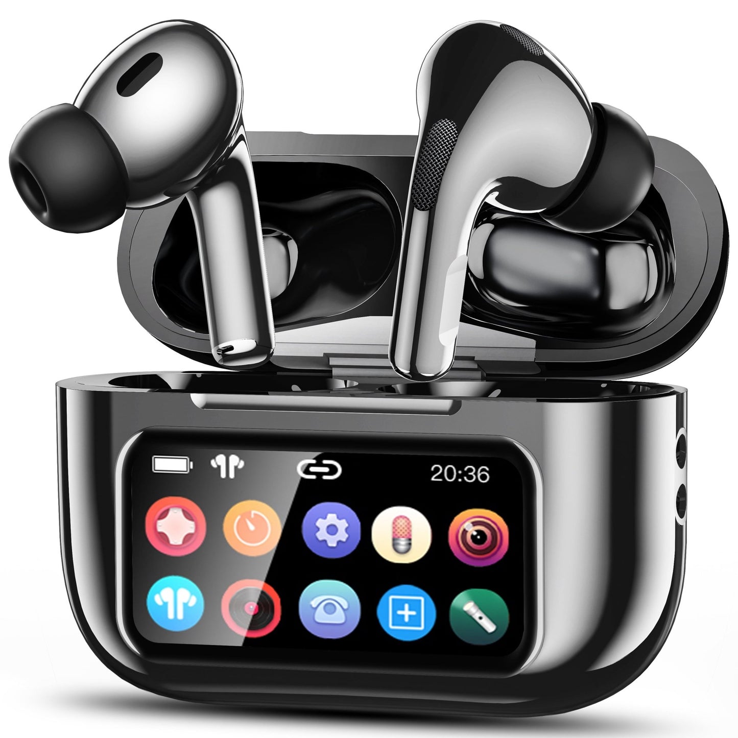 Wireless Bluetooth Touchscreen Earbuds 75H Battery 6 EQ Modes ANC Noise Cancelling - PREMA TIME - Prema Time