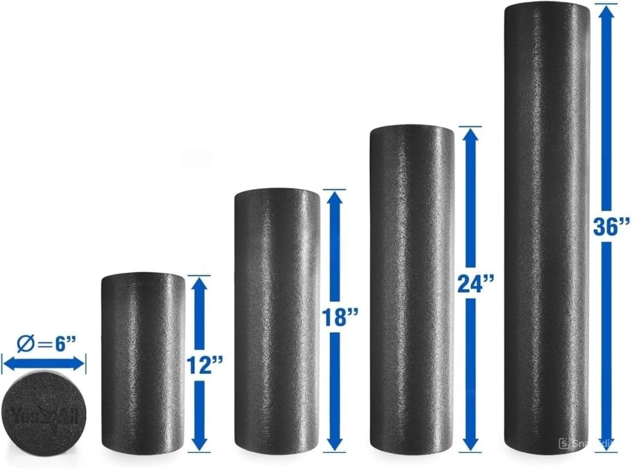 Medium Firm Round Foam Roller for Pilates & Yoga - PREMA TIME - Prema Time